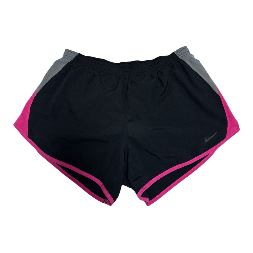 Women's Black and Pink Nike Athletic Shorts